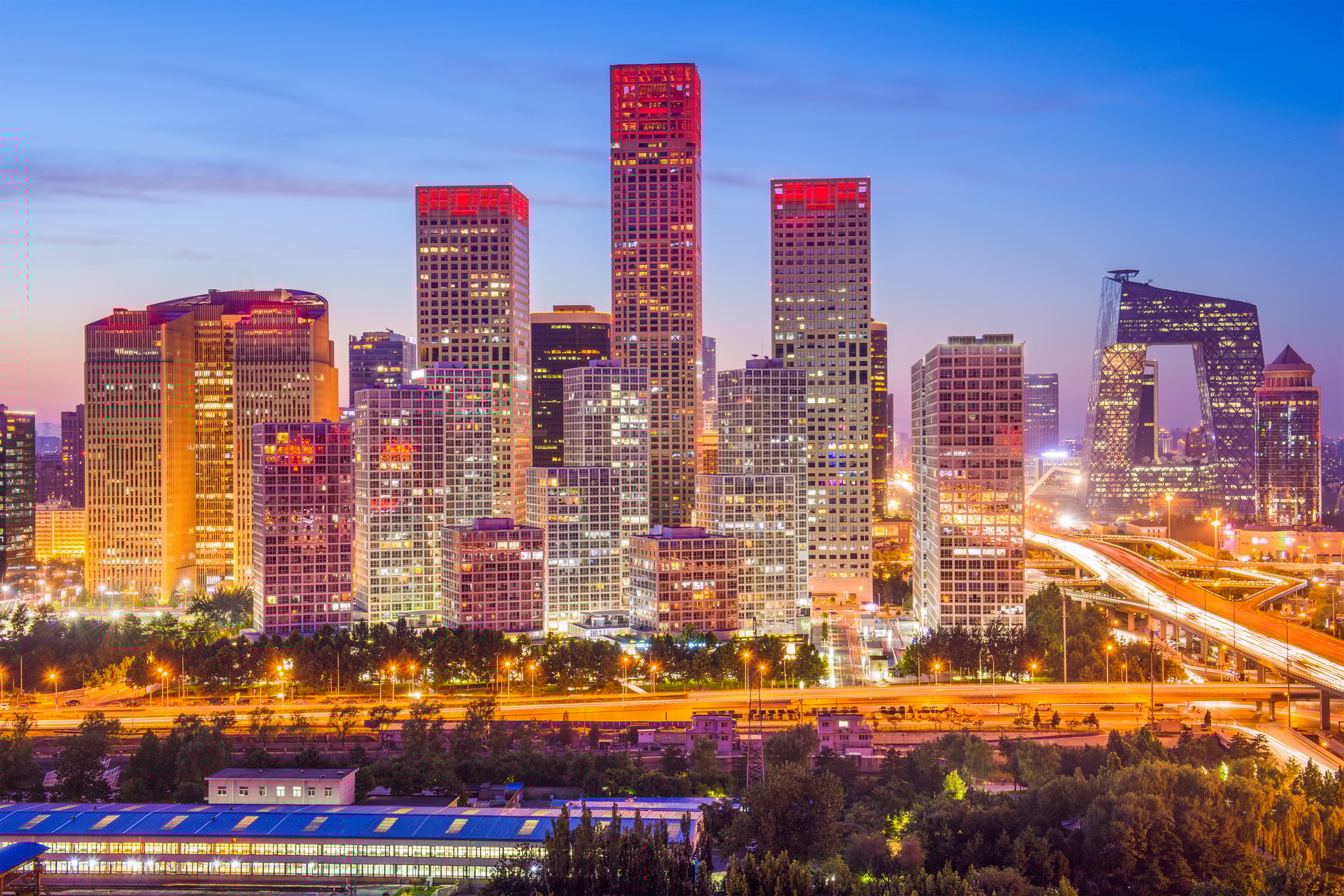 Beijing, China Skyline